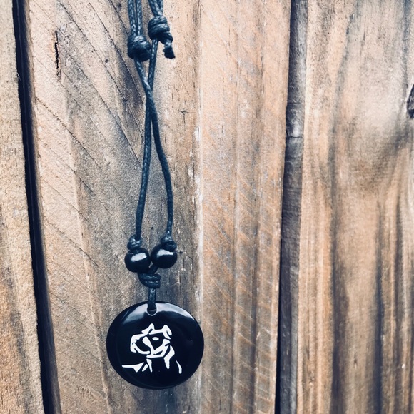 Pit Bull Necklace Bully fur kids necklace - Picture 5 of 5